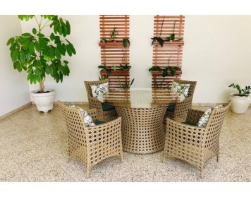 Mesa Paris e poltrona Topázio