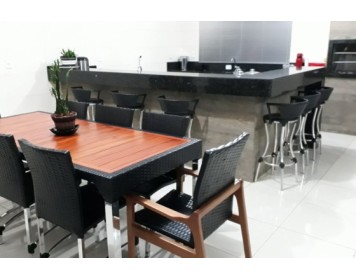 Mesa Viena com 6 cadeiras Flórida