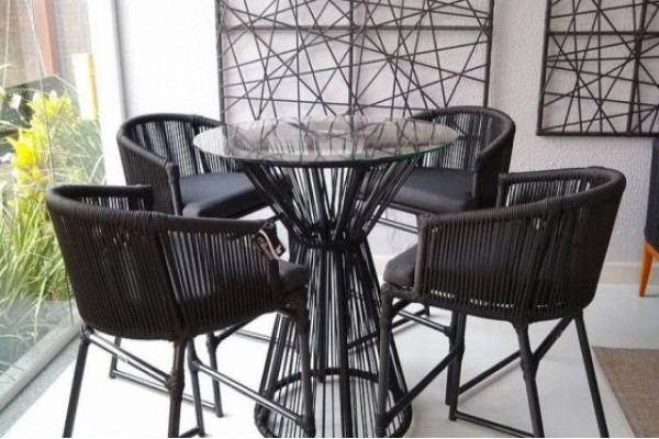 Bistrô Dallas Canvas Corda Náutica