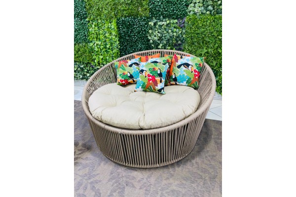 Chaise Stilo Trama Canvas Corda Náutica