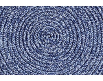 Corda Mesclada Azul Marinho e Prata